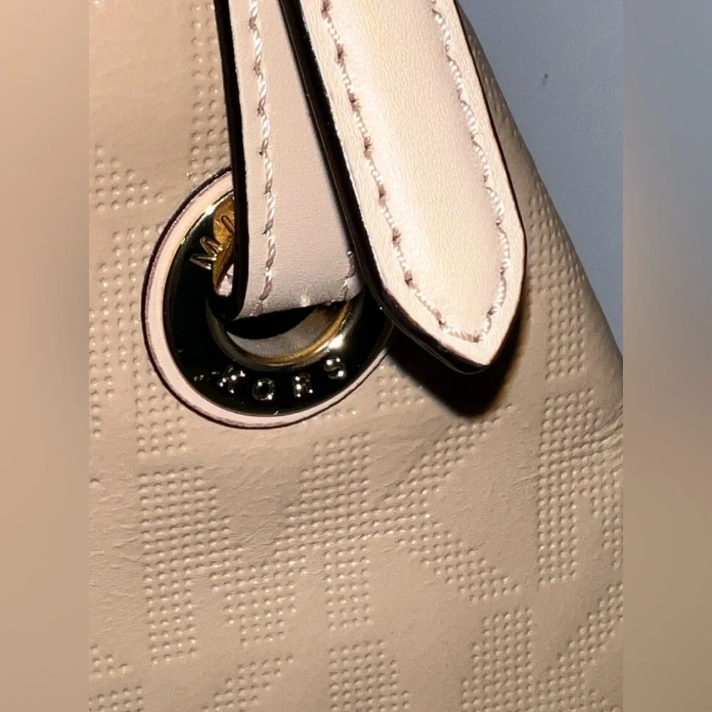NWT Michael Kors‎ Jet Set patent beige leather tote bag